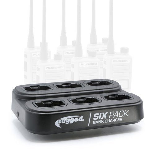 6-Pack Bank Charger for Handheld Radios - GMR2