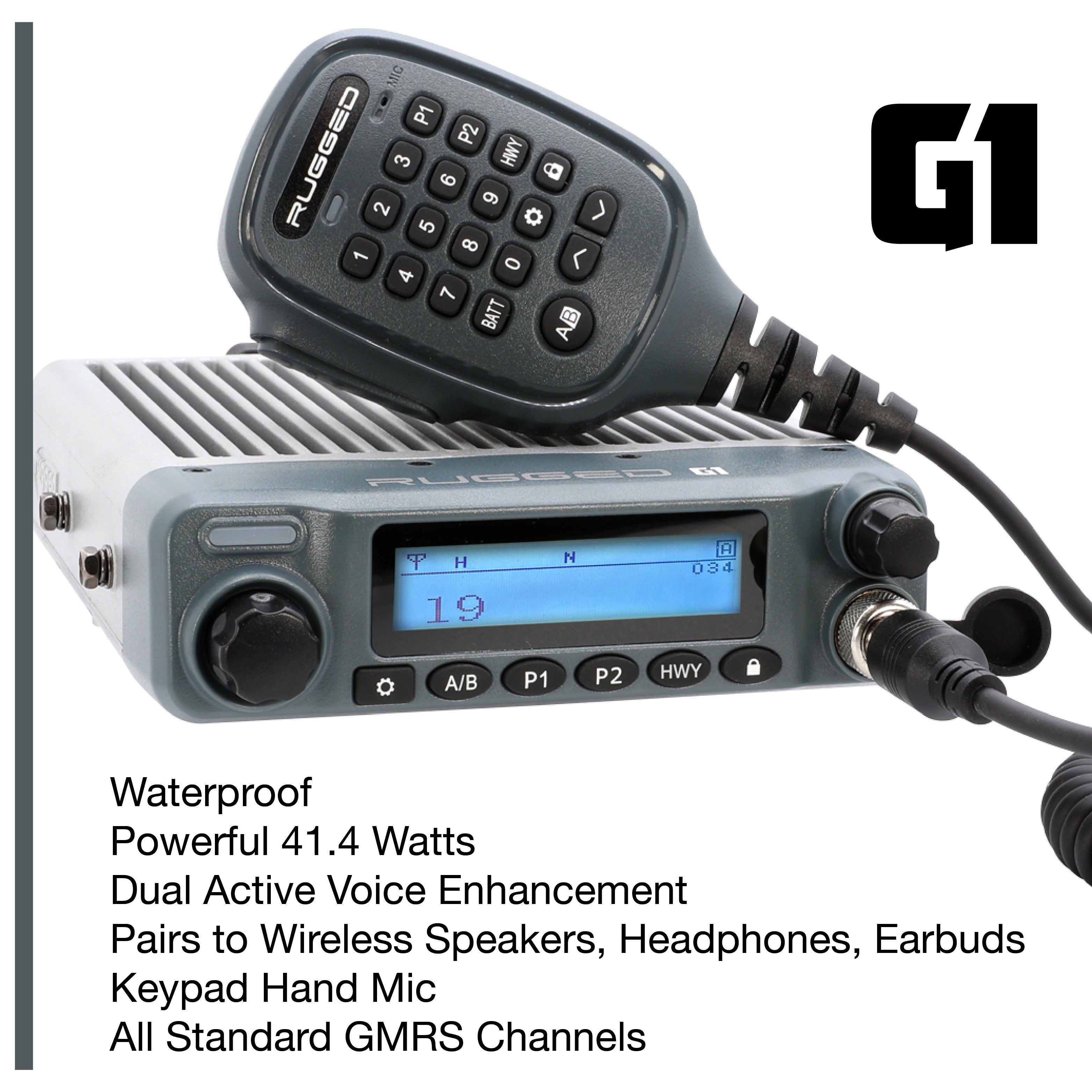RAM TRX Two-Way Mobile Radio Kit - M1-V - Business Band VHF