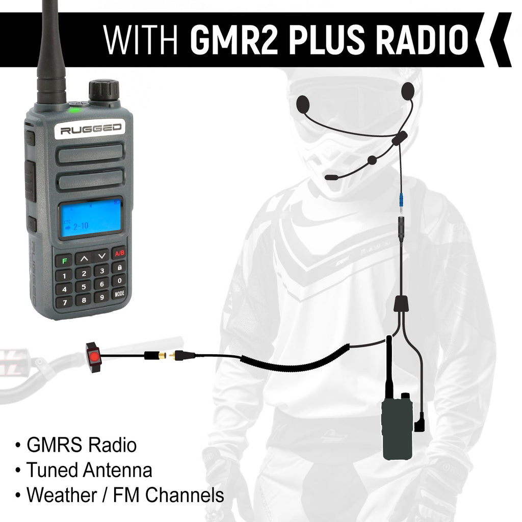 SUPER SPORT Complete Motorcycle Communication Kit with Lightweight SPORT Cables - V3