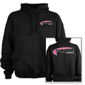 Rugged Radios PINK Pullover Hoodie - Black - MD