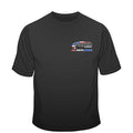 Rugged Radios AMERICAN FLAG T-Shirt - Black - Medium