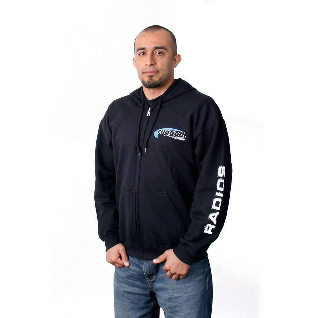 Rugged Radios Zip-Up Hoodie - Small