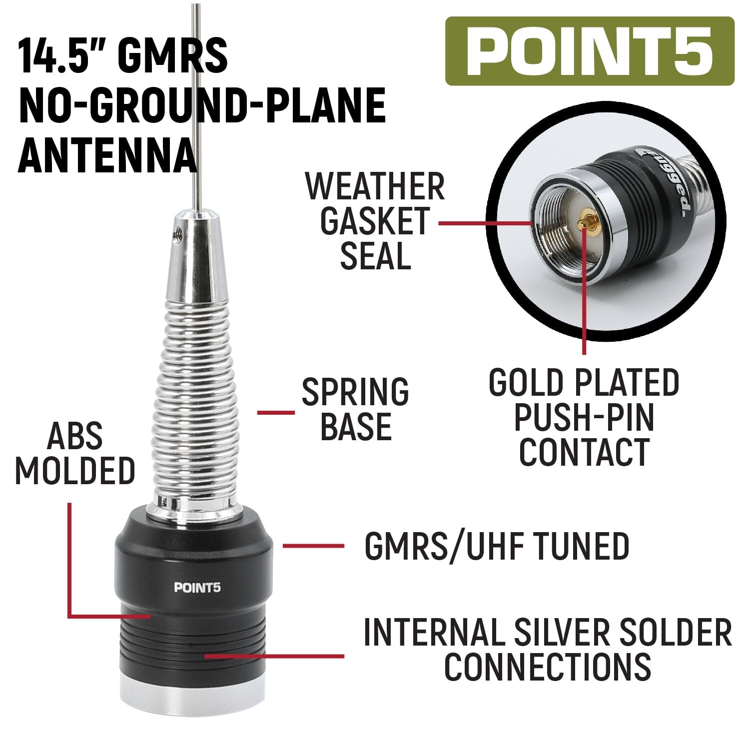 Toyota Tundra Two-Way GMRS Mobile Radio Kit - G1 Waterproof